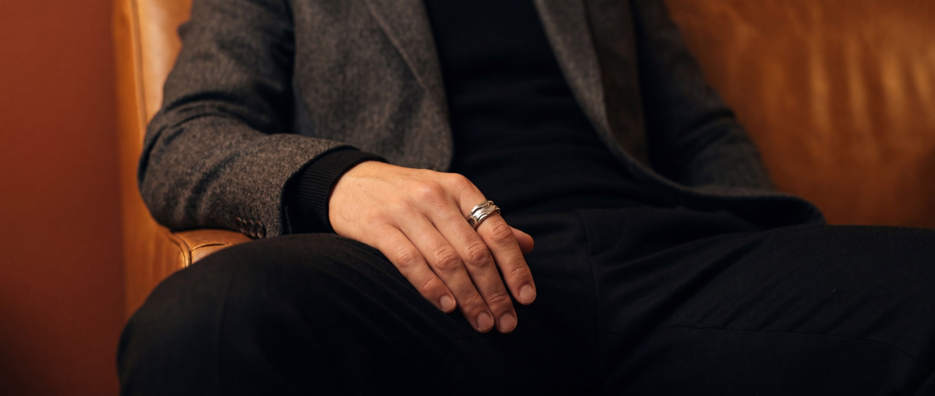 Aurean Cloak worn with a blazer