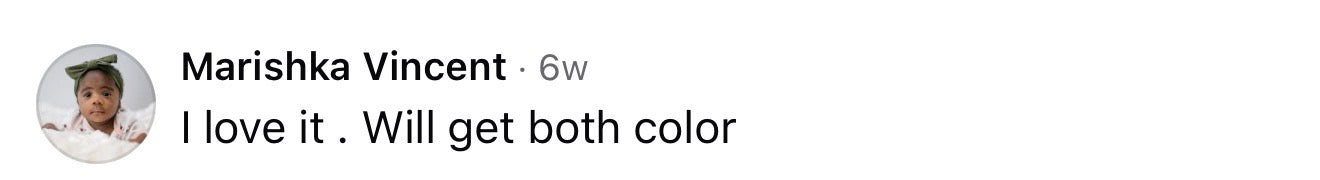 Marishka Vincent: I love it. Will get both color